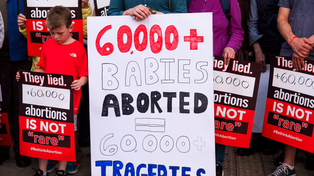 lifeinstitute's tweet photo. We gathered at the Dáil to remember the 60,000 babies aborted since 25th May 2018. The tide will turn. This law will be overturned. 

 #WeRememberThem #StandForLife #StopAbortingOurFuture https://t.co/tSHBOXZswS