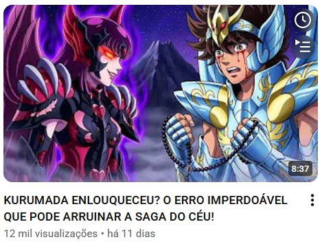 WandirWanderley's tweet photo. Por isso o fã médio de 'SAINT SEIYA: Cavaleiros do Zodíaco' é reacionário ou frustrado.
Olha o tipo de conteúdo reproduzido nas redes mundo a fora??? https://t.co/iXxJxPuxuY