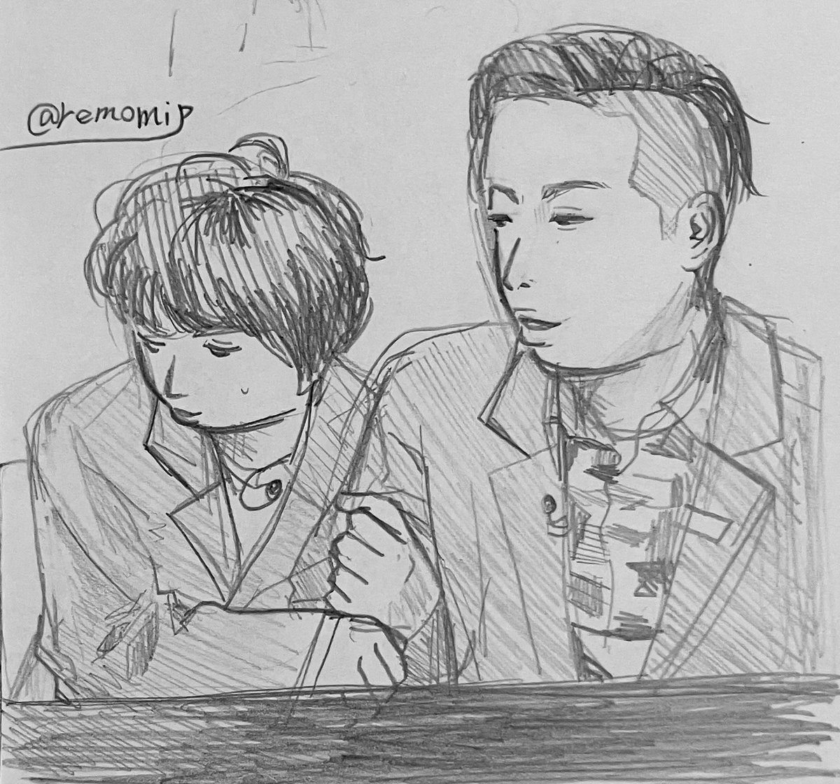 remomip's tweet photo. 久しく描いてなかったので練習！ https://t.co/qiVrd99ndi