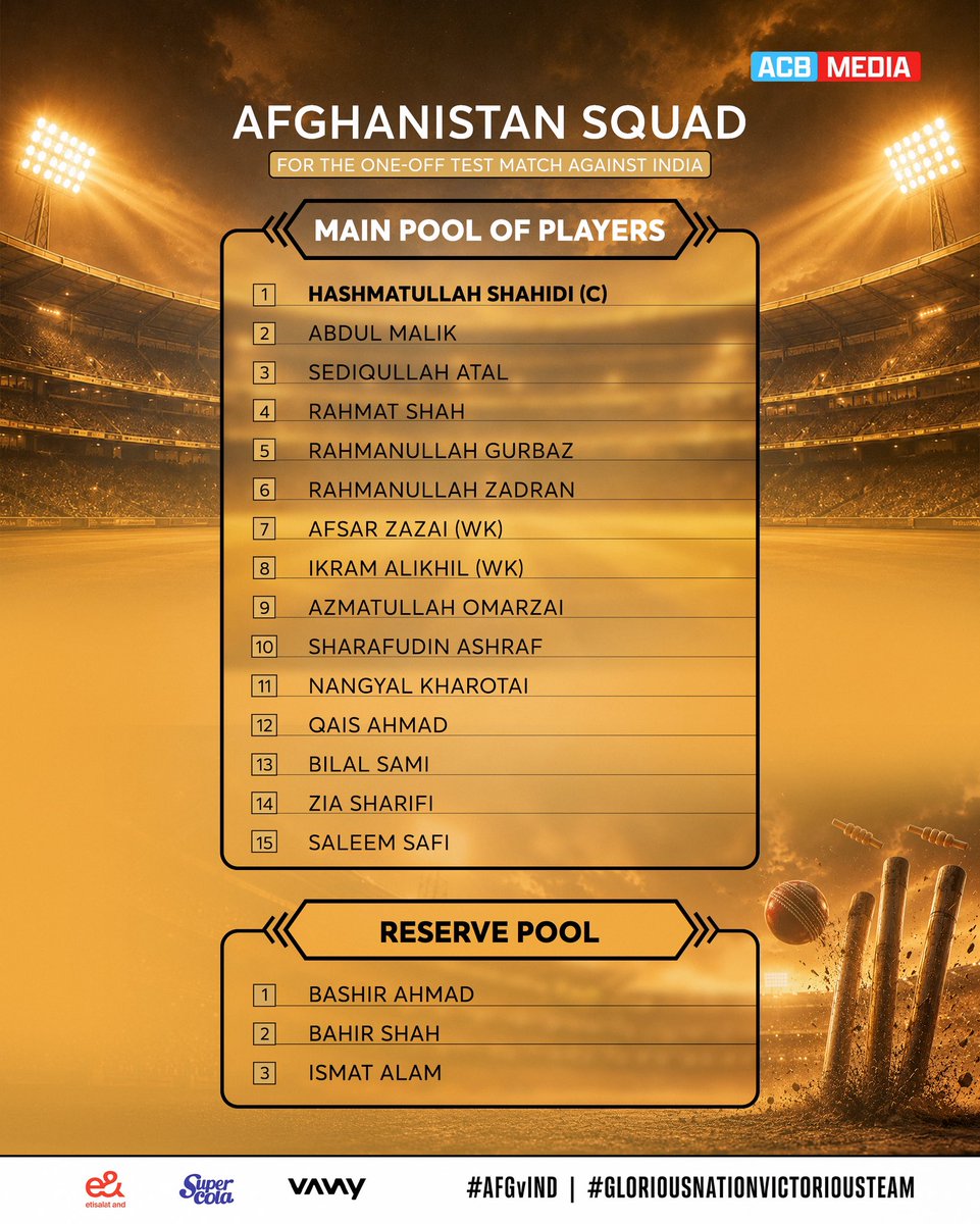 Afghanistan Cricket Board tweet media