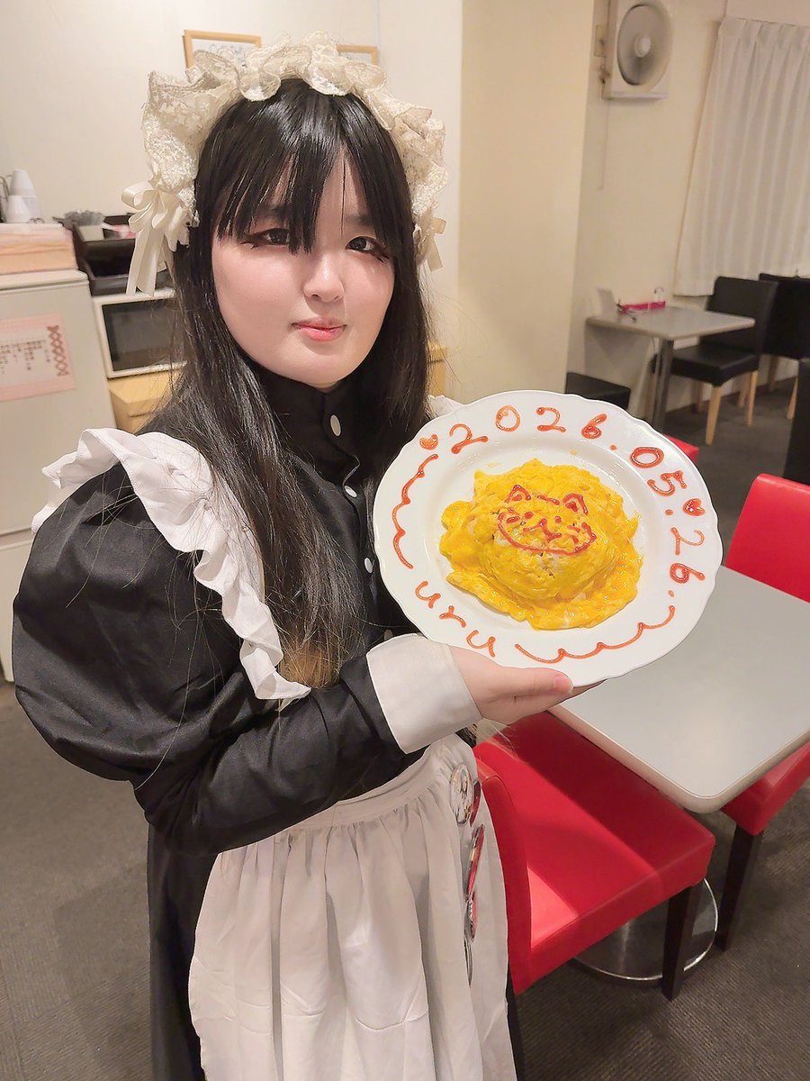 うるちゃん、オムライス研修終わりました！ 来月からのうるちゃんの