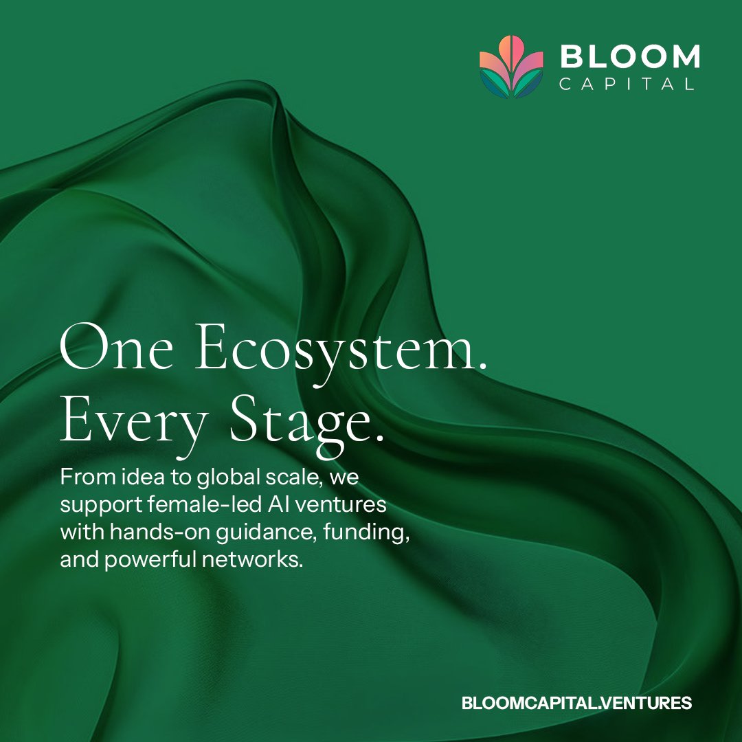 bloomcapventure's tweet photo. Success is rarely built alone. Our ecosystem connects founders with the resources, expertise, and relationships needed to accelerate growth and unlock new opportunities.

👉 https://t.co/mVl1zfLNQB

#FemaleFounders #WomenEntrepreneurs #StartupFunding #InnovationDriven https://t.co/LtOqkaxQxf