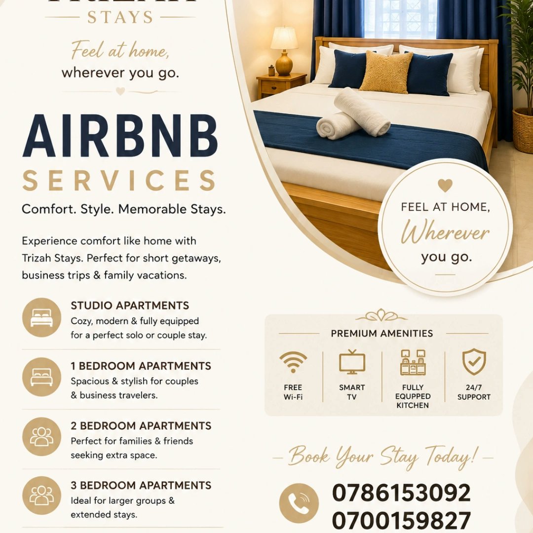 TrizahTery's tweet photo. @KeruboSk Hae, Sophia. This is very unfortunate experience. In Kenya we offer the best Airbnb services. https://t.co/cK3LVkJTrS