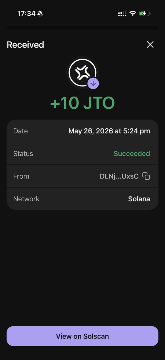 ssadkov's tweet photo. Received a real world airdrop from @JET_ASIA_ &amp; @jito_sol after attending the pre-party of Real World Assets @Solana Summit by @SuperteamKZ 

Nice! Thanks @alltimesushie https://t.co/lBMOzVkFfM