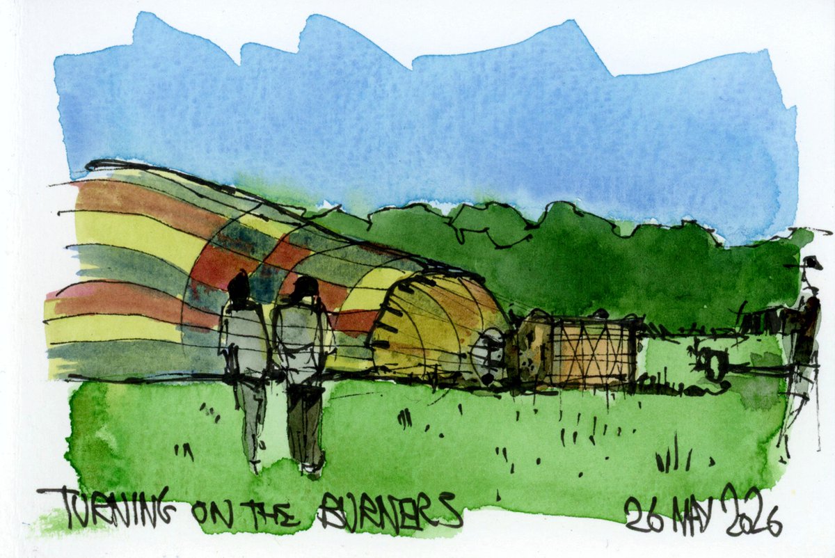 DelSale's tweet photo. Preparing for a hot air balloon flight. https://t.co/OMAVLs2OBD