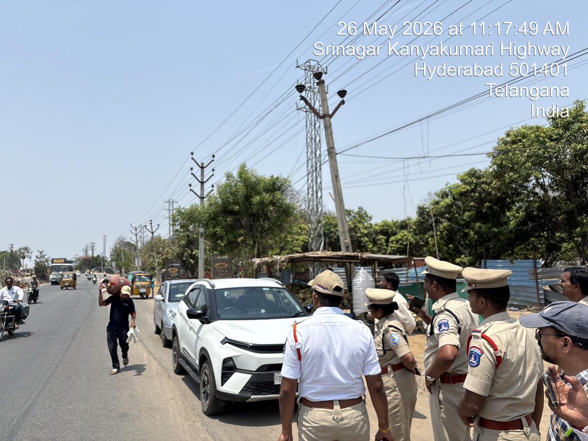 Cyberabad Traffic Police tweet media