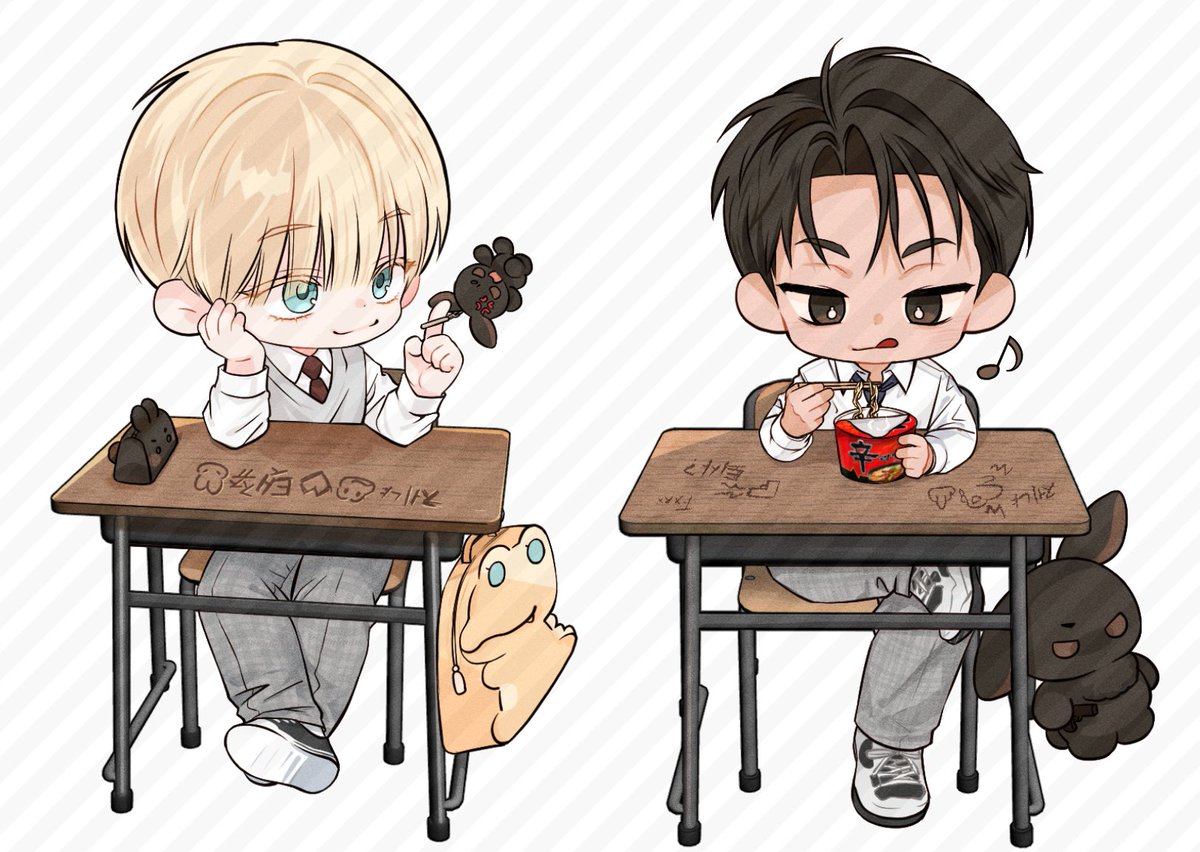 huimi82304692's tweet photo. 🐊🐰❤️‍🔥
HIGH SCHOOL 제택💛🖤
#codenameanastasia
#코드아나 https://t.co/pjQUC0m80q