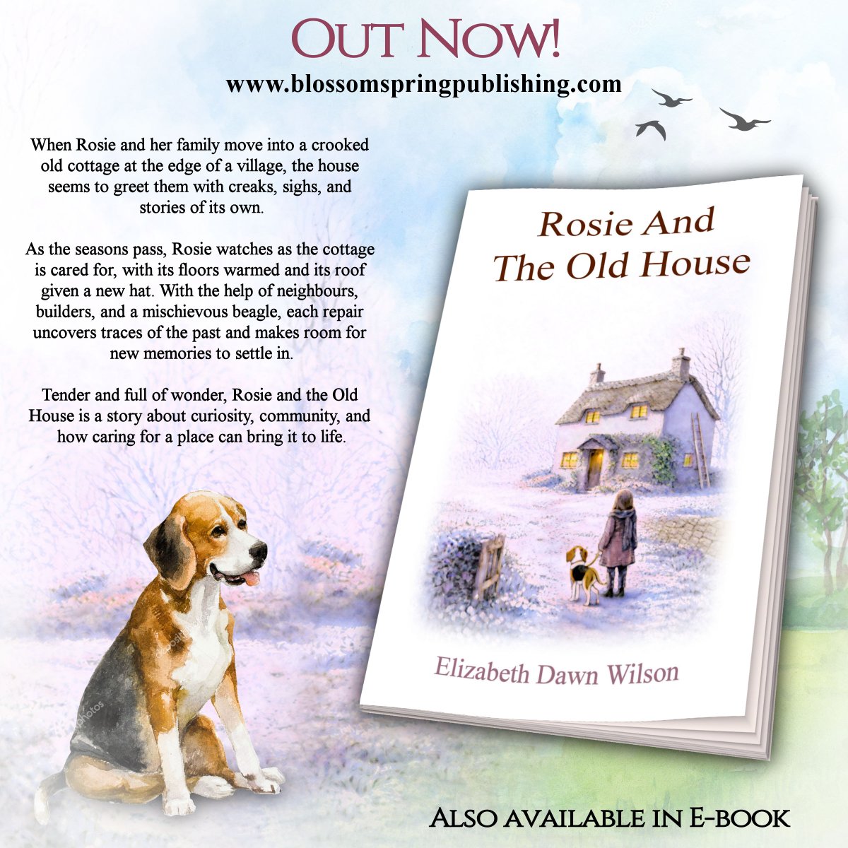 BlossomSpring3's tweet photo. OUT NOW!! 🥳Tender and full of wonder, Rosie and the Old House is a story about curiosity, community, and how caring for a place can bring it to life. https://t.co/rpzNKTxU2j