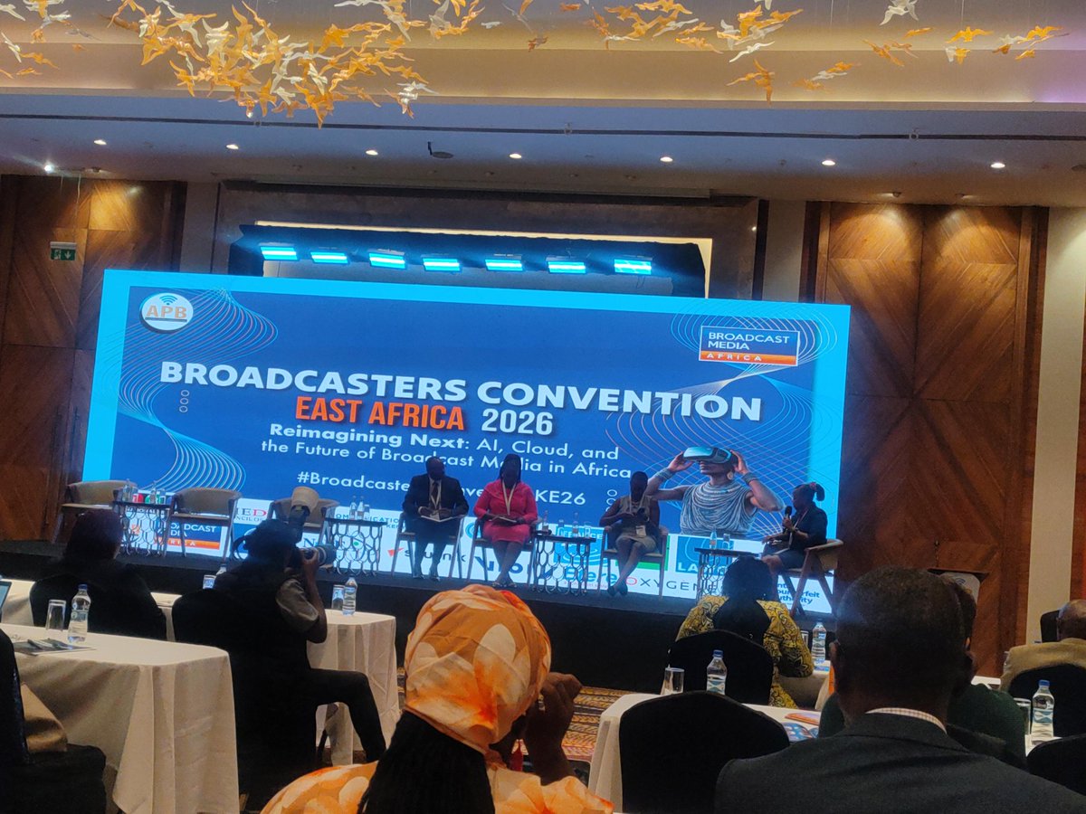 tnabusoba's tweet photo. How are Broadcasters keeping their archives realistically organized in the current media trends of meta data? Ensure that the human element behind AI is correct in content and context 'Andy Kagwa' @apbkenya @KenyaEditors @MediaCouncilK @IawrtK @AMWIK #BroadcatersConventionKE26 https://t.co/DUa1tOChSx