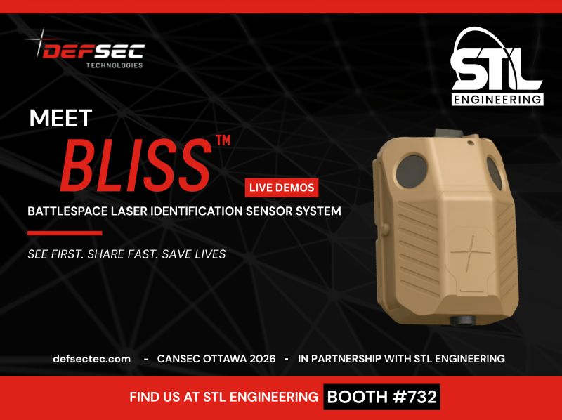 skowihx's tweet photo. $DFSC is going to CANSEC tomorrow, Canada's largest defense and security trade show. 

They've also partnered up with STL Engineering, who they'll attend the trade show with (more General Dynamics ties).

At CANSEC: Over 50 international delegations. 82% of attendees are top-level executives. 74% are involved in purchasing decisions.

DEFSEC will be showcasing BLISS: 

Their networked laser-threat detection system (counter-drone). First sample units shipped to the U.S. Army at Yuma in May 2026. TAK-integrated & NATO plug-in demo ready. They've stated they plan to brief both domestic and foreign delegations on BLISS at the show.

Some possible outcomes to watch out for: 

- Foreign military letters of intent, 50+ international delegations attend CANSEC.

- Canadian DND engagement. Defense Research and Development Canada is physically present at the show, actively seeking industry partners through the IDEaS R&D funding program.

- Prime contractor teaming agreements. BAE, General Dynamics Land Systems-Canada, L3Harris, and Airbus are all present. DEFSEC is already exhibiting alongside STL Engineering at Booth #732. 

STL Engineering Partnership

STL Engineering is a rugged electronics packaging specialist whose core business is turning sensitive electronics into systems that can survive harsh, mission-critical environments.

STL collaboration suggests BLISS is being engineered for harsh battlefield deployment, not just lab testing.

Their partnered CANSEC presence may be a combined demonstration: DEFSEC shows the BLISS sensor/product, while STL showcases the rugged engineering, packaging, and systems-integration capability behind it.

More General Dynamics Ties at STL

- The president of STL Engineering spent 10 years working at General Dynamics as a mechanical engineer. 

- The vice president of STL Engineering spent 20 years working at General Dynamics as a project manager,