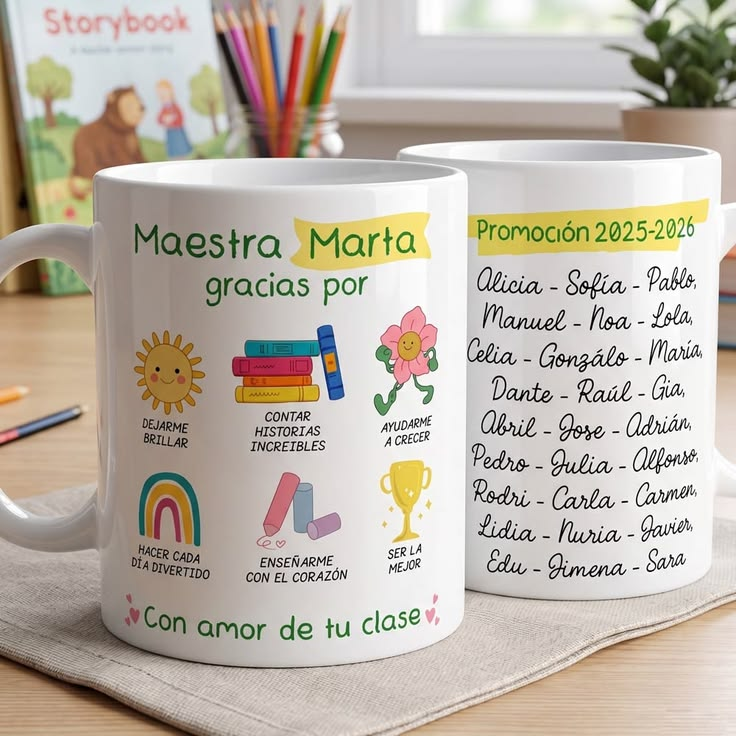 moneces's tweet photo. Madres, padres y grupos de clase: si este año la profe se ha ganado algo más que un “gracias”, esta taza lo dice por todos. 🥹☕

Personalizada con su nombre, promoción y alumnos.

Un recuerdo de fin de curso que sí se guarda.

https://t.co/DjW3rqKu86

#RegaloMaestra #FinDeCurso https://t.co/I3geW9UNZT