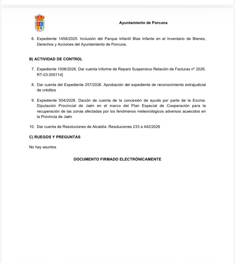 deporcuna_com's tweet photo. AYUNTAMIENTO. POLÍTICA: Mañana miércoles, sesión ordinaria del pleno municipal https://t.co/Kj4ELWjMi9