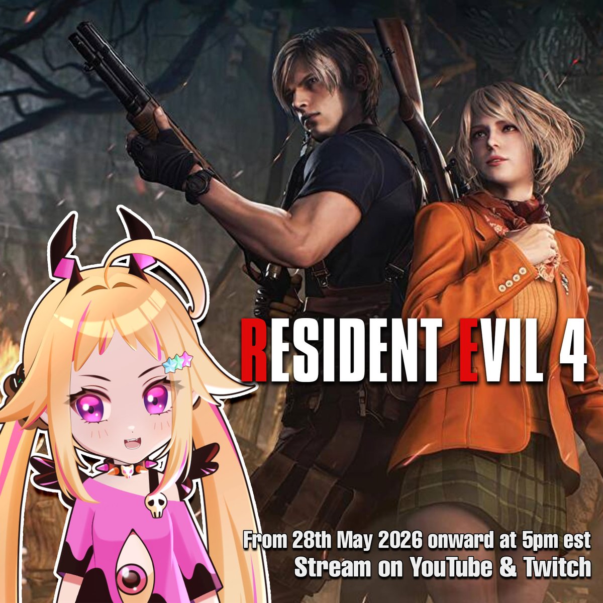 rinewonder's tweet photo. I'm playing Resident Evil 4 Remake in few hours!
https://t.co/pXGagYCrCI

#residentevil https://t.co/VeLtkzj7zQ
