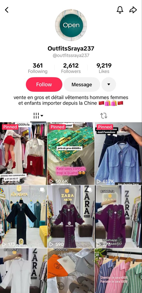 StClaimee's tweet photo. Bon j’ai eu ma confirmation que c’est une arnaqueuse. 
Voilà le compte TikTok où j’ai eu le numéro. 
Sur la deuxième image il y’a tout d’abord le numéro WhatsApp et ensuite le numéro OM. 
La troisième image c’est le numéro du soit disant chauffeur de Dla pour yde. https://t.co/twxakBaBcr