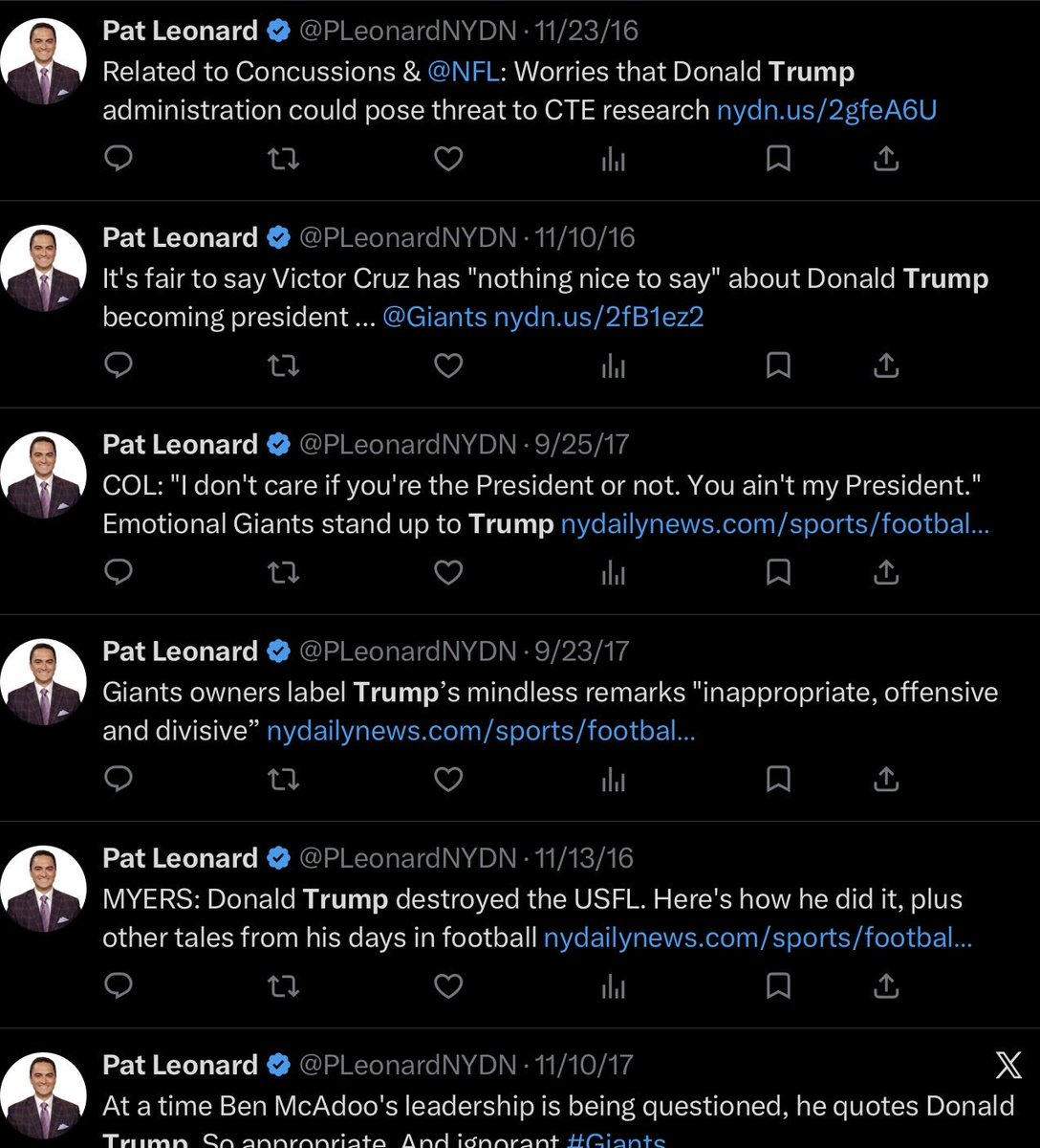 turkey_son's tweet photo. @PLeonardNYDN @YouTube @YouTubeCreators Pat Leonard’s job acting like a sports guy got a lot harder…if you live on Pluto!  Please tune in when Pat skips covering how John Harbaugh and Jaxon Dart discus their favorite parts of visiting with Trump! https://t.co/EMqzX7rOUr
