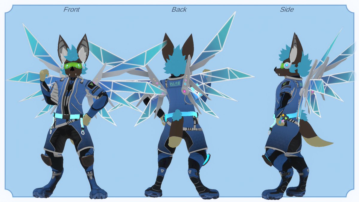 FawnDread's tweet photo. My almost done Furality Ultra Avatar
#batdal #furry #vrchat #furality https://t.co/p4LTbe08In