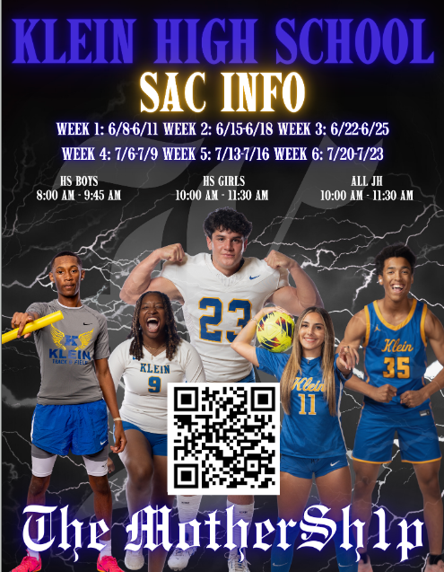 coach_kack's tweet photo. Post, Post, and Repost!!! Get Registered for SAC! Close the gap between what you built in the Spring and where you start building in the Fall!  #LevelUp #themothersh1p @KleinAthletics @KleinHigh https://t.co/MN6tMnkPMK