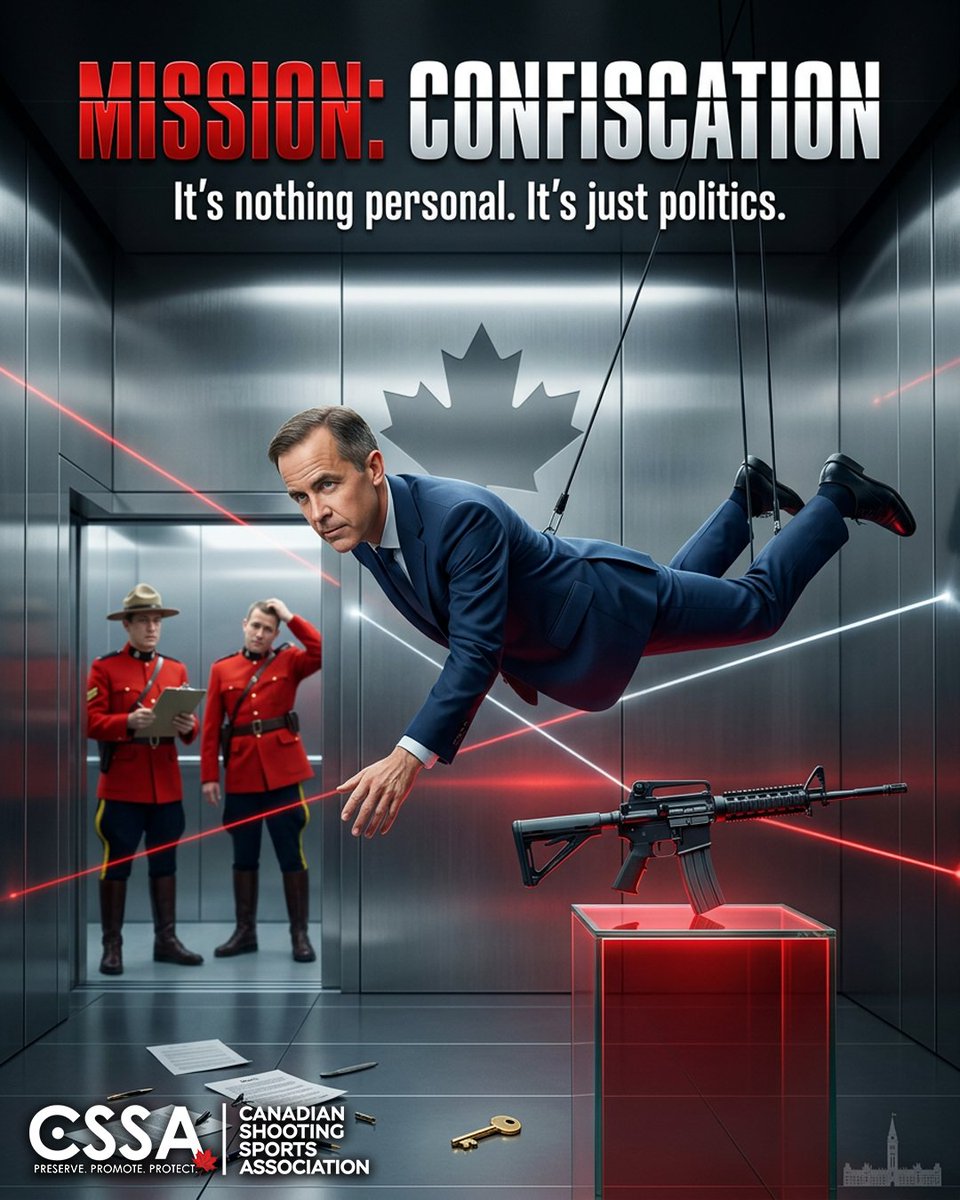 CSSA_CILA's tweet photo. Let’s call this what it is: Ottawa’s gun confiscation plan isn’t about public safety—it’s about politics. Mark Carney and the government aren’t targeting criminals; they’re targeting responsible Canadian gun owners to score points in Quebec and keep their base happy.

This isn’t policy. It’s political theatre. Canadians know that taking AR-15s from law-abiding citizens does nothing to stop crime. We’re tired of being blamed and punished for the failures of others.

It’s time to stand up and remind Ottawa that rights and property matter. Our community won’t be silent.

#StopTheConfiscation #CSSA #DefendYourRights #cdnpoli