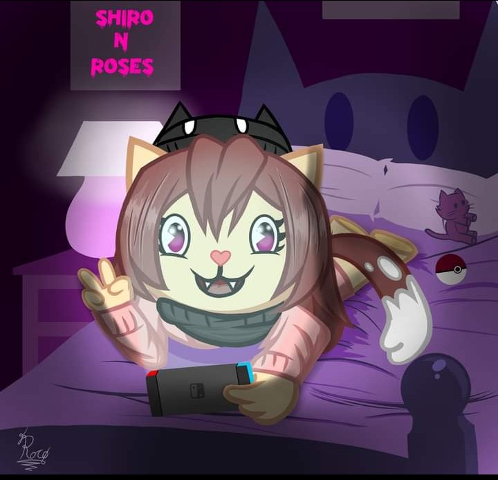 Roco_Retrograde's tweet photo. Bonzua 
Había hecho esto hace 3 años del oc de una dibujante en su tiempo shiro 
#htf #ocsona #digitalart #furry #catgirl #nintendo https://t.co/WhobdGopsj