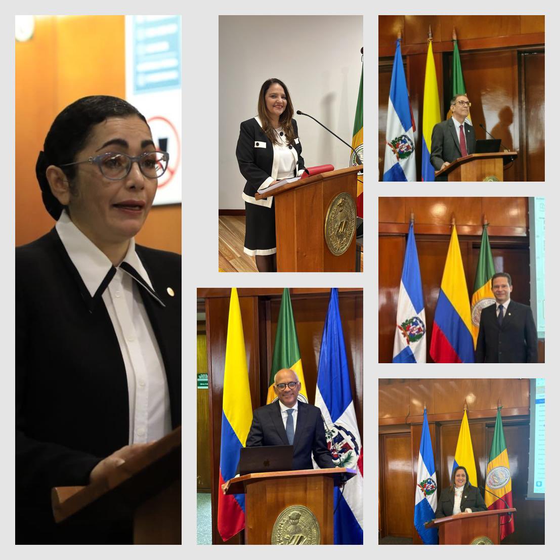 BENJAROCA's tweet photo. Con la excelente defensa hoy de @murena77 se completa el ciclo de 6 profesores de @Der_PUCMM_STI que se graduaron en el programa conjunto de Doctorado en Derecho con @UExternado. Orgulloso de ser parte junto a @Zuletaaslegal @EmilioCastanos @edwinespinal09 e Ylona de la Rocha https://t.co/WO5Y3aaJuF