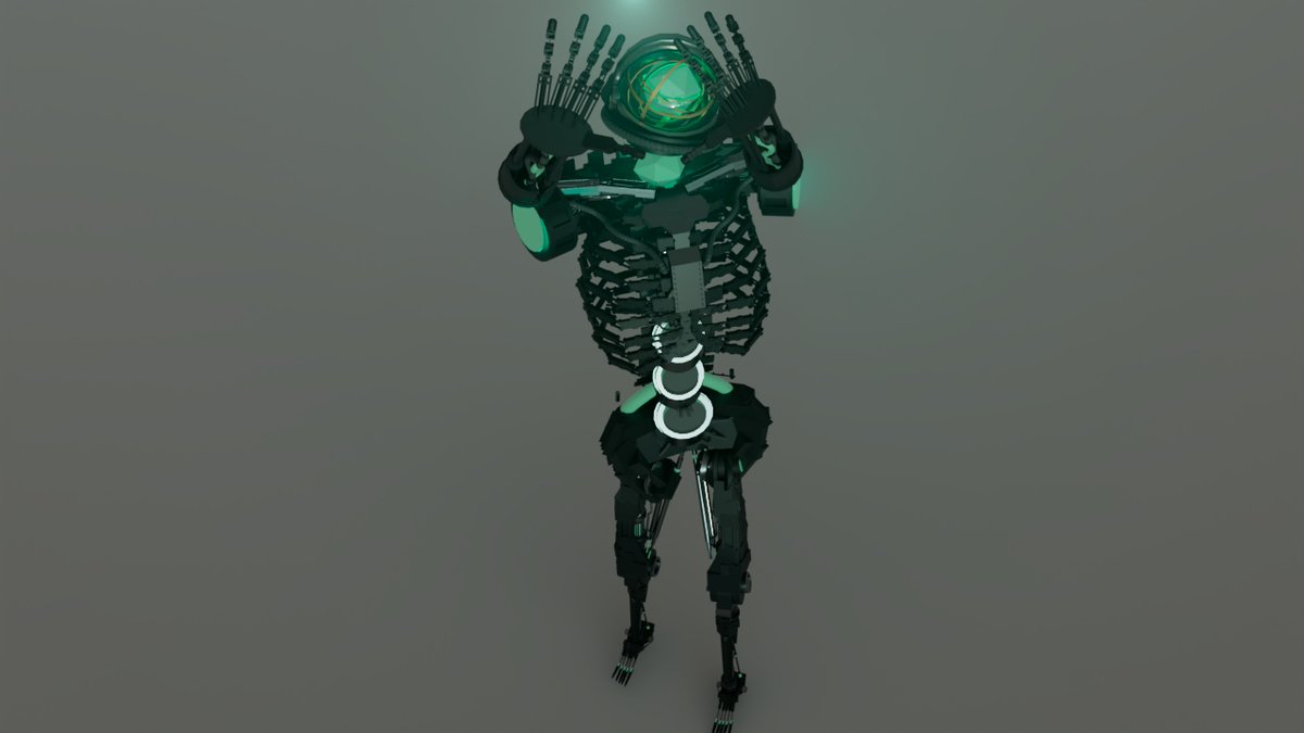 mei666w's tweet photo. 一か月前のコンポーネント編集をせずにロボットを作る課題の際に作ったロボットです
#3DCG #MAYA https://t.co/Y5XXxaRuTr