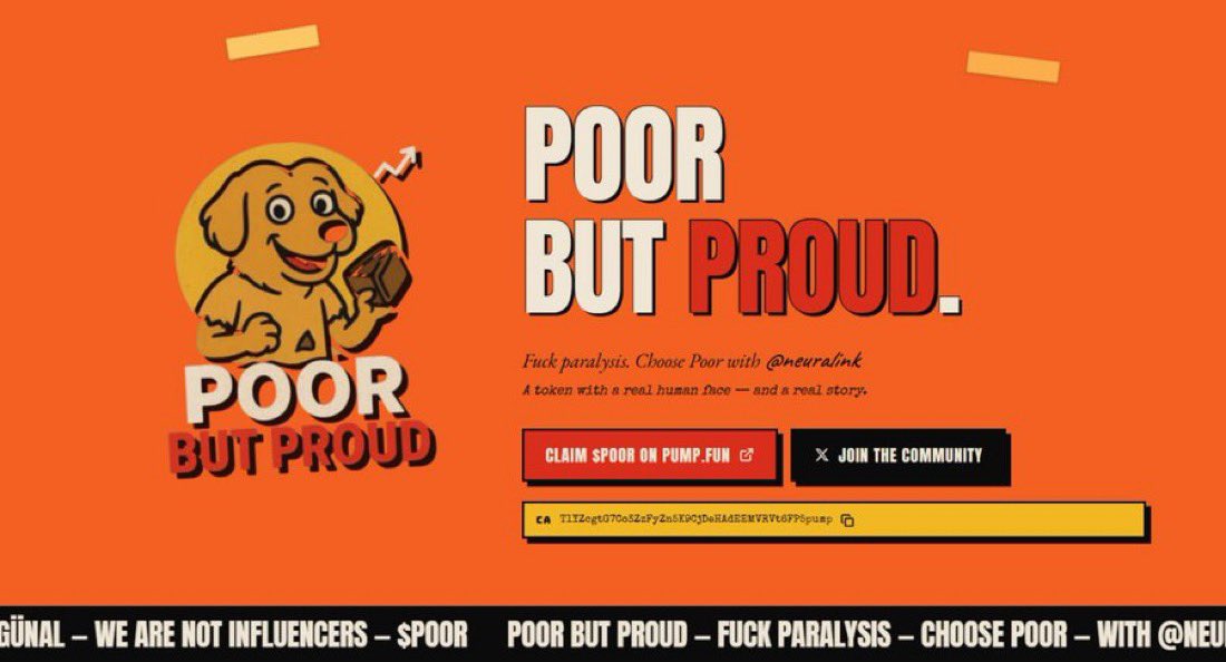 POOR BUT PROUD tweet media