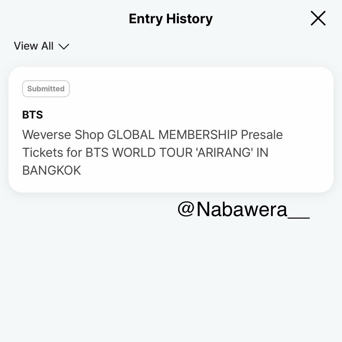 Nabawera___'s tweet photo. รับสมัครเมมเบอร์ชิพ MEMBERSHIP BTS
ราคา 600 บาท พร้อมลงพรีเซลให้คับ

รับถึงวันที่ 27 พ.ค / ลงได้ถึงก่อน 10.00 นะคับบ dm มาได้เลย🍀

#ตลาดนัดบังทัน #ตลาดนัดรถไฟบังทัน #BTS_WORLDTOUR_BANGKOK 
#ตลาดนัดBTS https://t.co/b7oRgADoSq