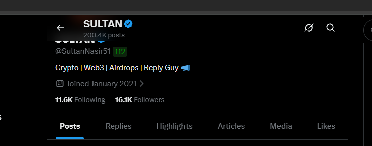 SULTAN tweet media