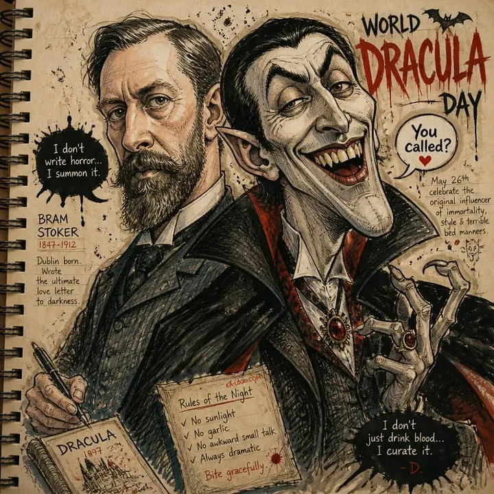 ka_lugo's tweet photo. You know where I am today...Yep, back on @Medium. This time for World Dracula Day!

https://t.co/Kpl3JWxf1T

As always, don't forget to like (up to 50 times!!) and comment. I earn a few pennies when you do this which goes toward dog toys and tacos. ;-)

Thanks for your support! https://t.co/EZFw0lXCXx