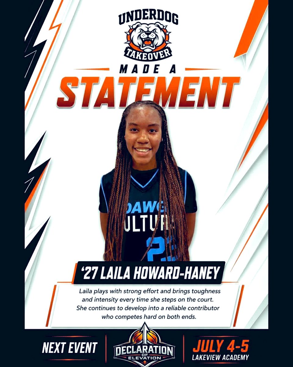 Jarrett_PRO's tweet photo. RT @LailaTHEballer: Thankful once again for the opportunity to showcase my talents ❤️🙌🏾 https://t.co/YhJhCwP5BQ