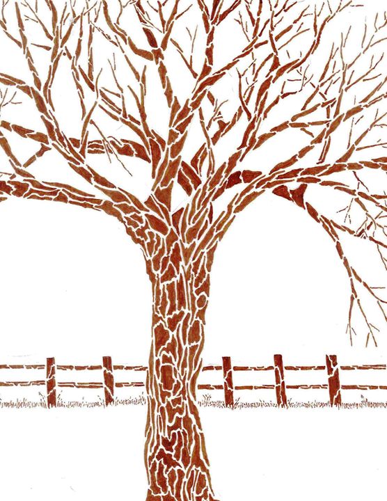 trybykart's tweet photo. Art of the Day! "Winter Tree". Buy at: https://t.co/ZLGWC93ZZc https://t.co/Hjm9NN3xrh