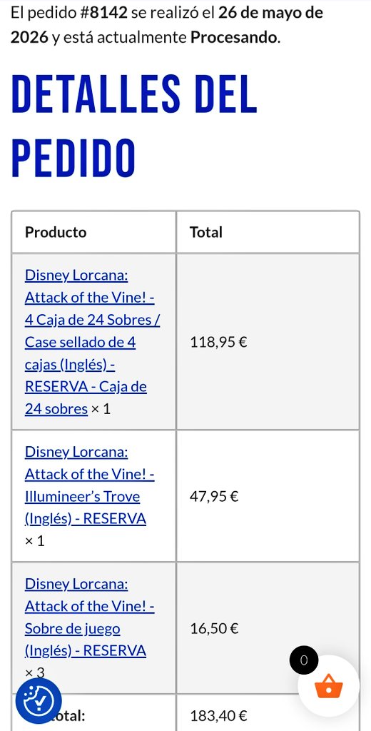 IvyTHEMAN's tweet photo. "ATTACK OF THE VINE!" IS ALREADY BOOKED UNDER MSRP! ✅😌

The next #Disney #Lorcana's set will arrive at the end of July 😊

#DisneyLorcana #DisneyLorcanaTCG https://t.co/g1KiXaUUiK