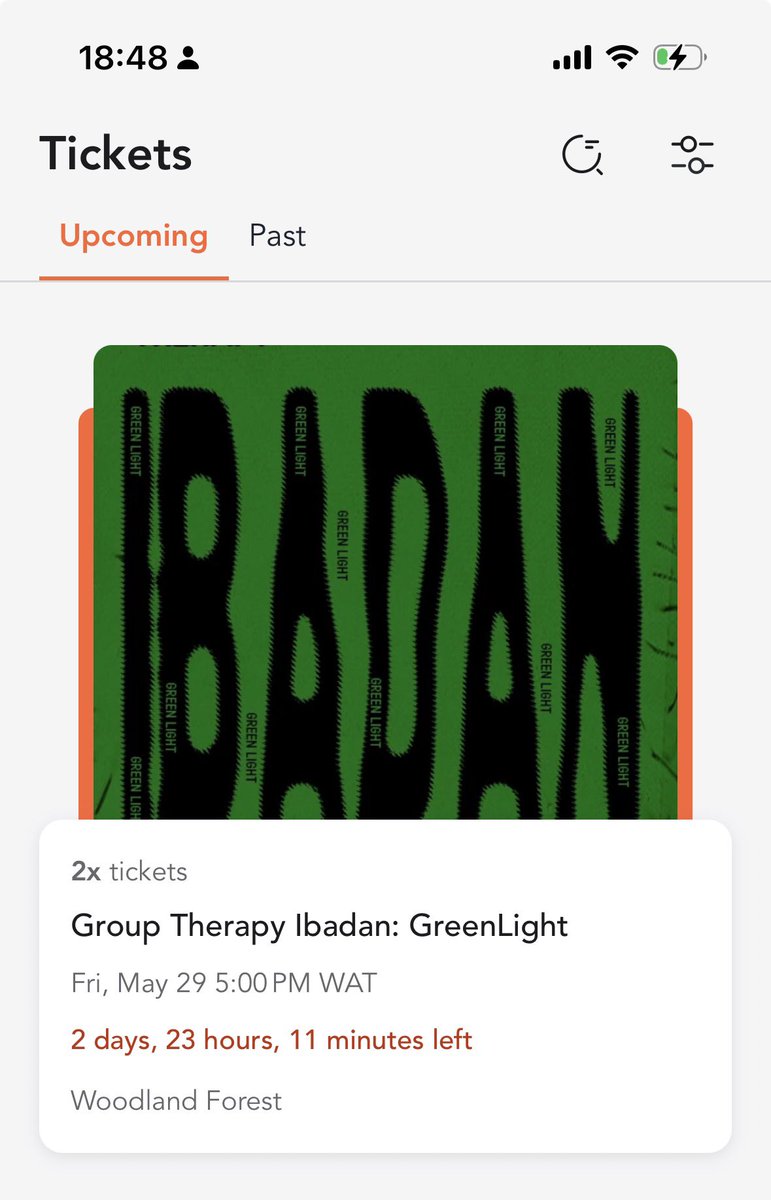 Chuxslim's tweet photo. I have two #gt ticket for sale. Travelled and unable to attend. 

#grouptheraphy https://t.co/Ulv1NP7EJy