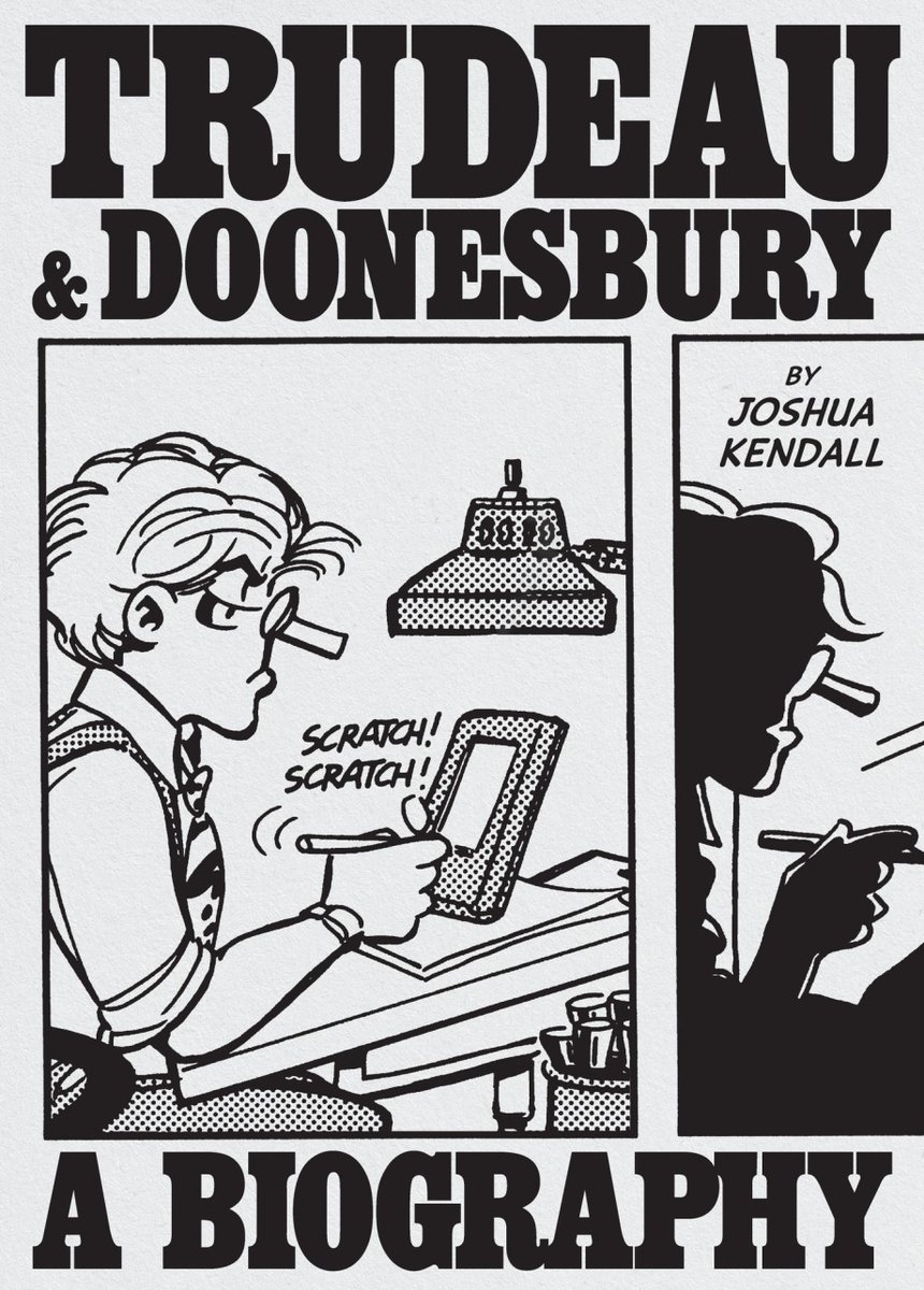 ABRAMSbooks's tweet photo. This compelling biography is an entertaining romp through both Garry Trudeau's remarkable life and the last half century of American history featuring his friends, fellow cartoonists, and more!

TRUDEAU &amp; DOONESBURY is out now! https://t.co/yUyJL9doGm https://t.co/0CL0zVMulY