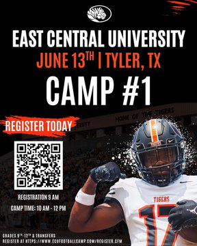 Coach_Stammetti's tweet photo. 🐅🚨 REGISTER NOW 🚨🐅

We're less than 2 weeks away from our first camp at @TylerLionsFB ‼️

Our staff wants to see what bEAST TX has to offer 👀

- Compete✅
- Get evaluated✅
- EARN your scholarship offer✅

📲: https://t.co/6X8aOs9CXG https://t.co/QA6bFPajos