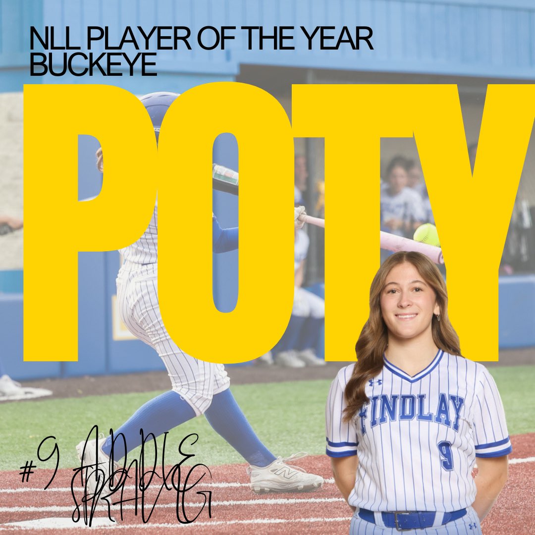 SoftballFindlay's tweet photo. NLL BUCKEYE PLAYER OF THE YEAR GOES TO OUR SENIOR ADDIE SPRANG!
@AddieSprang https://t.co/Iix4j8i2uc
