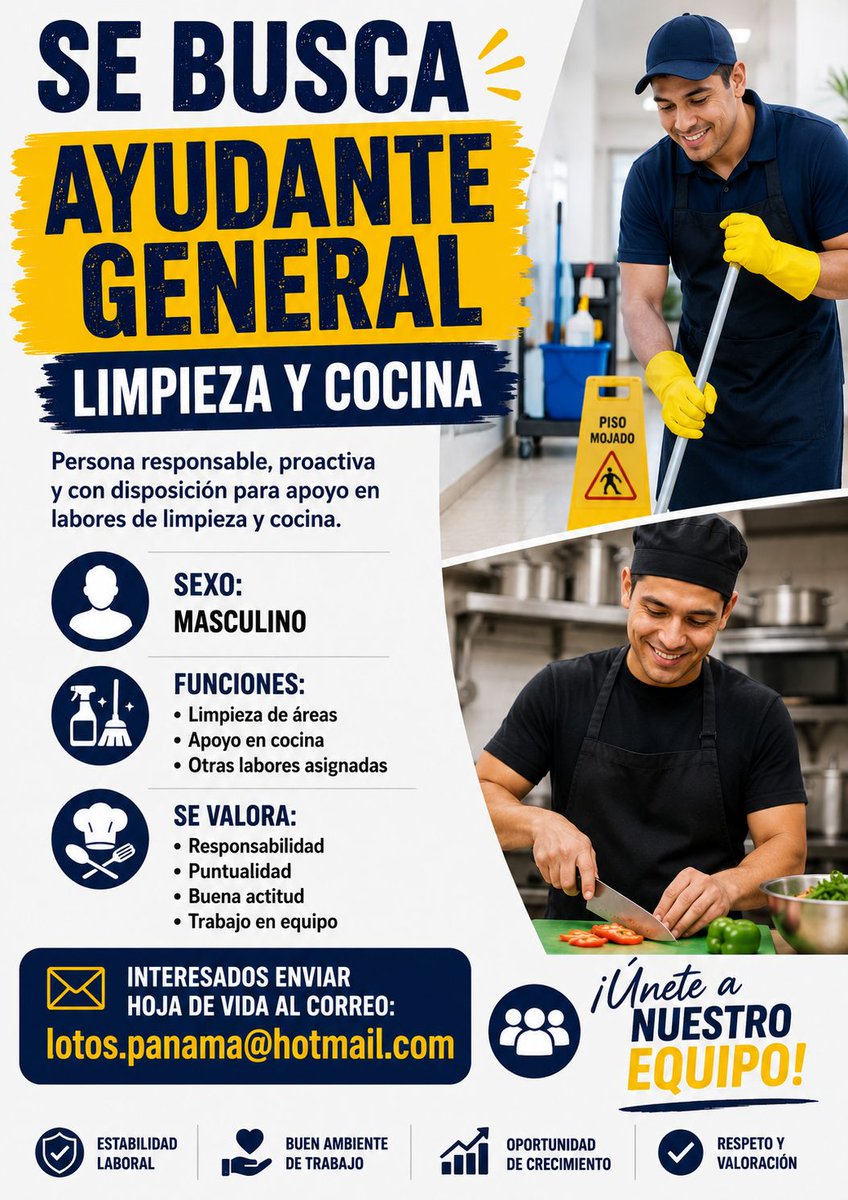 EmpleosCocle's tweet photo. Vacante disponible para Penonomé https://t.co/fpExUfbS38