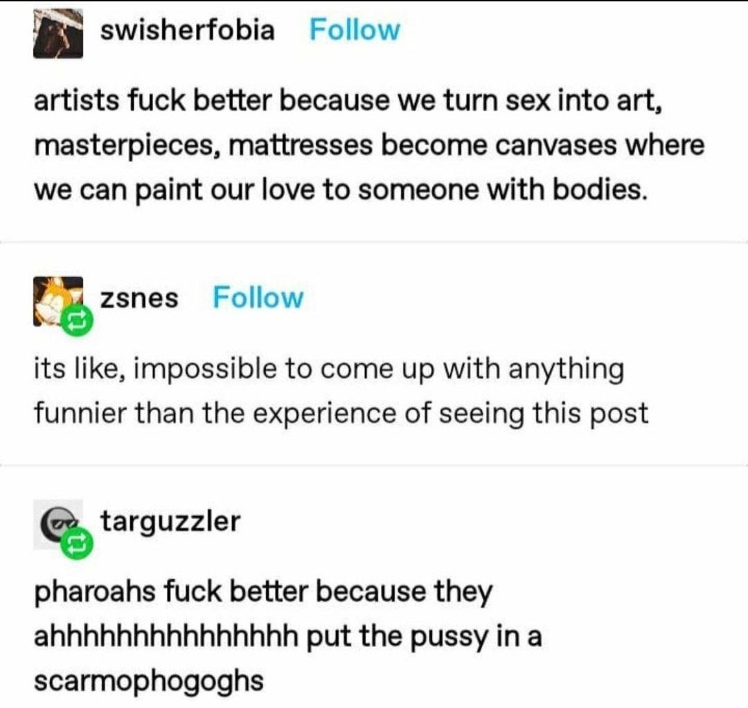 sp3ctr3s0und's tweet photo. @rhiyolivs It always sounds like this tumblr post, like I thought we were over this behavior https://t.co/Kn80IV9RQv