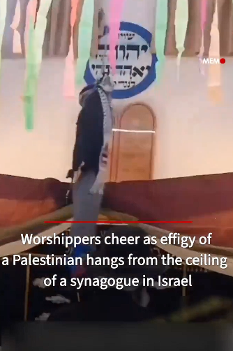 jepresume's tweet photo. @SMohyeddin 🟥When an effigy of a dead Palestinian is hanged in a synagogue, it is Judaism.
🟥When anti-zionists present an effigy of Israeli leaders, it is antisemitic.

This is another manipulation from CIJA &amp; friends.
https://t.co/ryOTbcxtmr https://t.co/BhTy9Noxqv