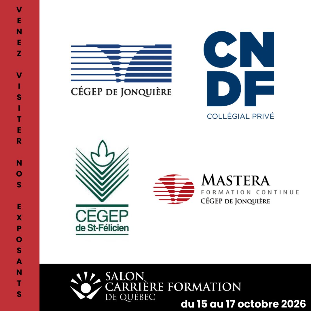 SCFQC's tweet photo. Venez visiter nos exposants au SCFQ 2026, du 15 au 17 octobre prochains ! https://t.co/R2dbwjGrJx