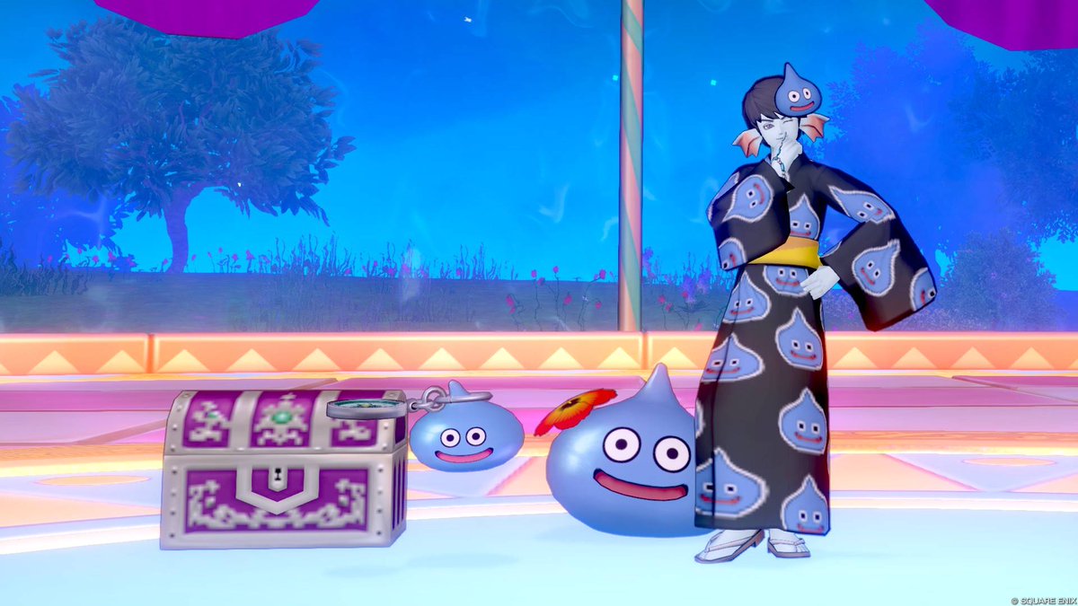 TSlime_dq's tweet photo. ドラゴンクエスト40周年おめでとうございます！！
ダクキンちゃも駆けつけてくれたので、ぷるるんたんと一緒にお祝い(おしおき)しましたw

ドラクエがこれからもずっとみんなに愛され続けますように…
(*・∀・*)<ﾋﾟｯｷｰﾝ!!! https://t.co/YQvR7Lseaq
