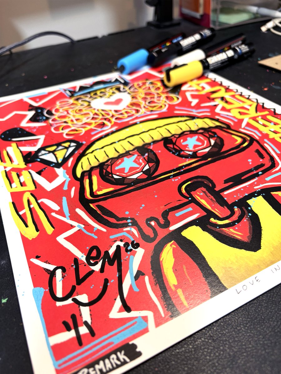 ClemHouseArt's tweet photo. 10 new pieces are available for collectors tomorrow 5/27 at Noon ET. I can't wait to see who snags these. https://t.co/mrFVGtgWLa