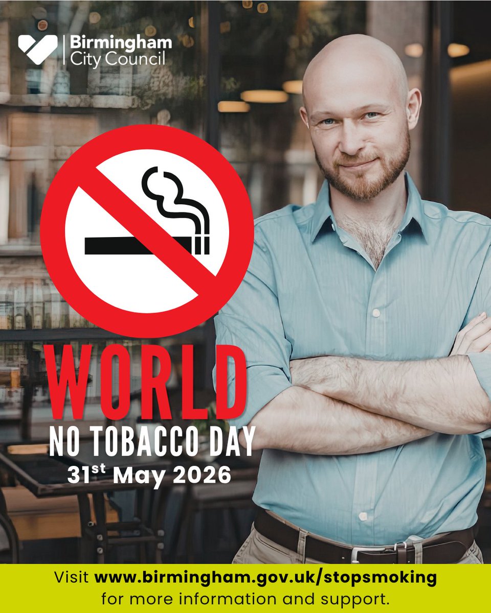 birmingham tobacco A smoke-free life starts with a smoke-free day, and World No Tobacco Day is  coming up soon! Make Sunday 31st May your quit day. Visit  https://t.co/UTzooxoXk8 to access the Birmingham Stop Smoking
