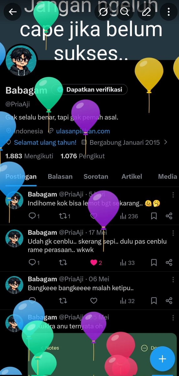 PriaAji's tweet photo. Ooh.. makasih sudah di ingatkan.. 😌 https://t.co/nsSwJ6HqGA