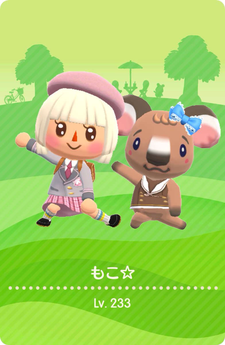 mokomusume2's tweet photo. キャンパーカードも更新したので、良かったら峠に呼んでください！

#ポケ森 https://t.co/cRG5QbaU5Y