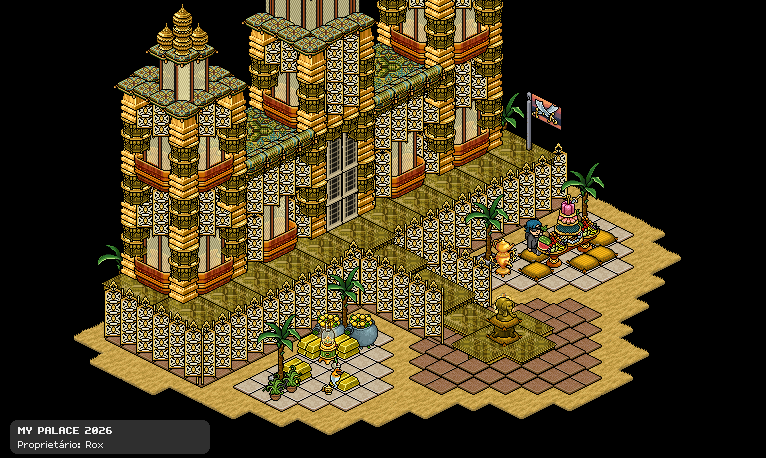 RoxHBB's tweet photo. My Palace 2026 #HabboOrigins #Alhambra #Habbo https://t.co/yiCwj8Q56I