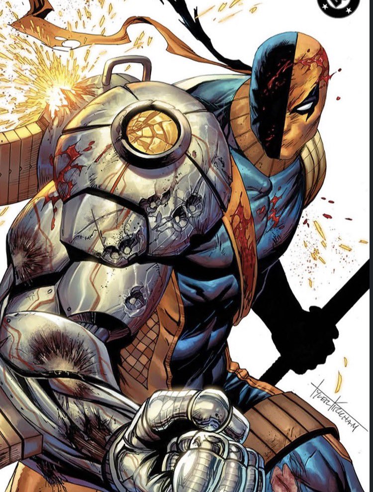 BatmanHypeGuy's tweet photo. NEW ABSOLUTE BATMAN #21 TYLER KIRKHAM UNKNOWN COMICS ABSOLUTELY DEATHSTROKE VARIANT COVER REVEALED! https://t.co/FG8HNVpKfj