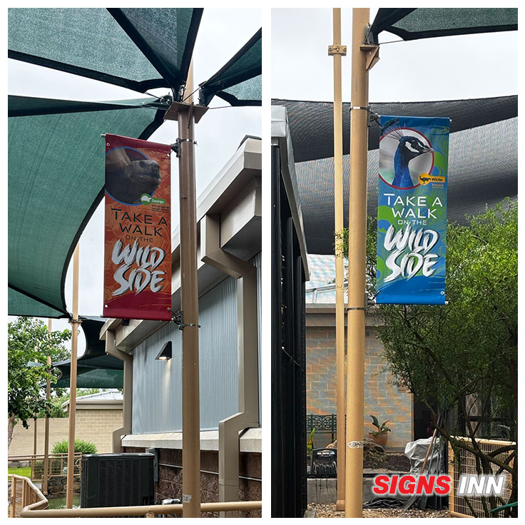 SignsInn's tweet photo. Custom pole banners &amp; standing banners professionally printed and installed for schools and businesses looking to create a strong visual impact. 📚🏢
Bring your brand, event, or school spirit to life with high-quality signage solutions from SIGNS INN
 #LaredoTX #SanAntonioTX https://t.co/GISVQDUeQm