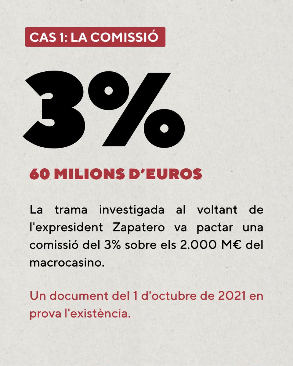 AturemHardRock's tweet photo. 🤔Després de les últimes informacions que tornaven a posar el projecte en el punt de mira, fem un breu repàs de totes les corrupteles que giren al voltant del Hard Rock. 

✊🏾Però gràcies a la gent hem aconseguit que porti gairebé 15 anys aturat i lluitarem perquè segueixi així! https://t.co/oqg3nJ8PIu