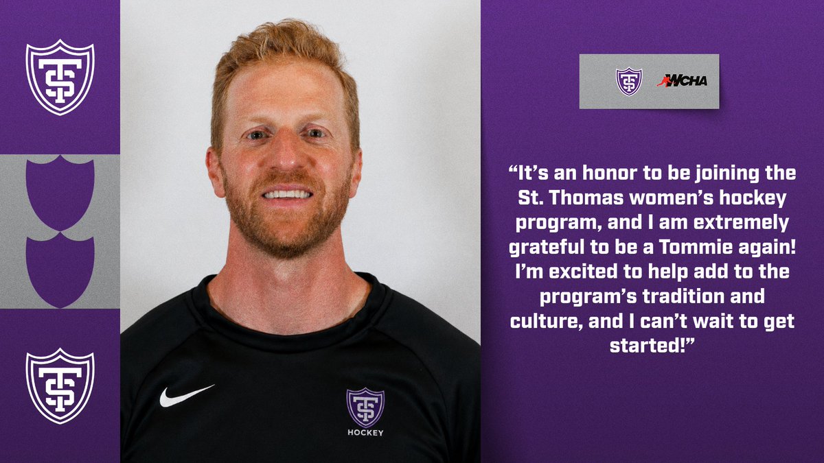 TommieWHockey's tweet photo. 𝗪𝗘𝗟𝗖𝗢𝗠𝗘 Coach Jason Carter!

Join us in welcoming our new assistant coach Jason Carter from Dartmouth. Carter brings a vast hockey resume to the Tommie staff, including both assistant and head coach experience. 

🏒 Coaching experience at D3 & D1 
🇺🇸 8 years of involvement with USA Hockey
🏒 Assistant at Dartmouth for three seasons

#RollToms |  #GRIT